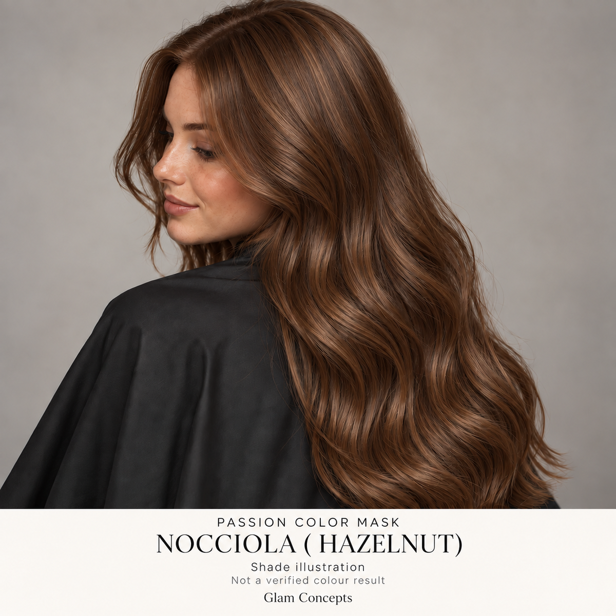 Passion Color Mask Nocciola ( Hazelnut) — shade illustration; not a verified colour result