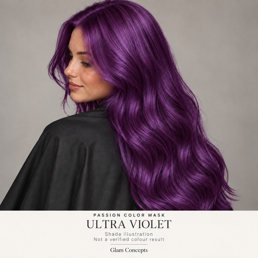 Passion Color Mask Ultra Violet — shade illustration; not a verified colour result