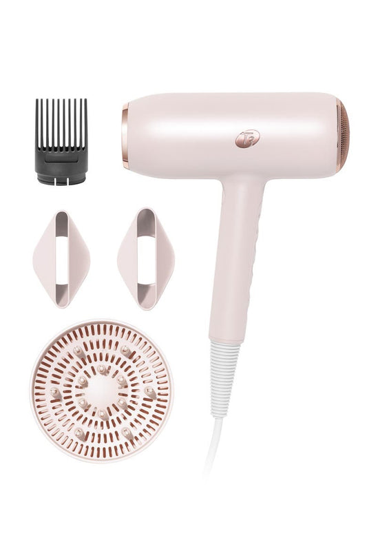 T3 Featherweight StyleMax Satin Blush dryer with two concentrators, diffuser and smoothing comb
