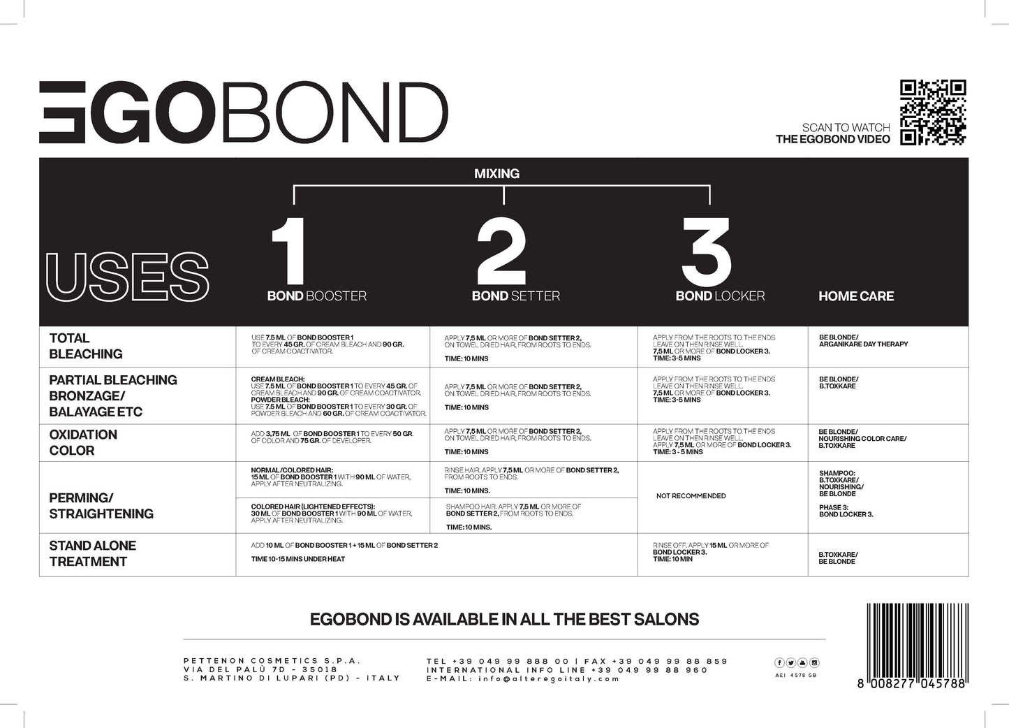 Alter Ego Italy EgoBond — BOOSTER