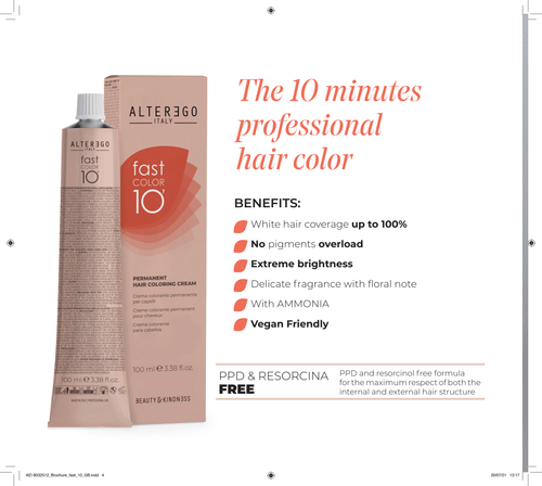 ALTER EGO ITALY - FAST Color 10' - Ten Minute Professional Colour