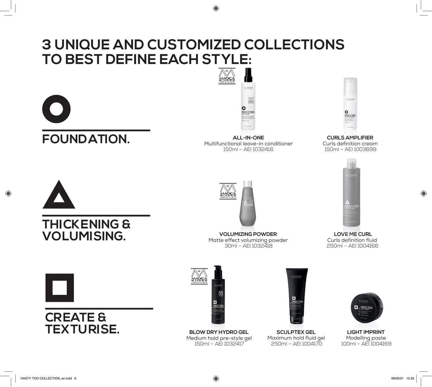 Alter Ego Italy Create & Texturize — (Select product from dropdown list)
