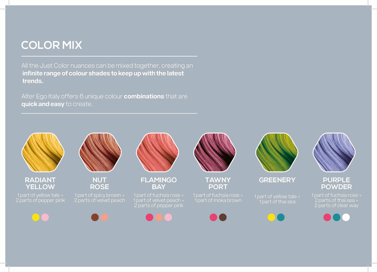 Alter Ego Italy — Just Color Series (13 Shades - Select from Menu)
