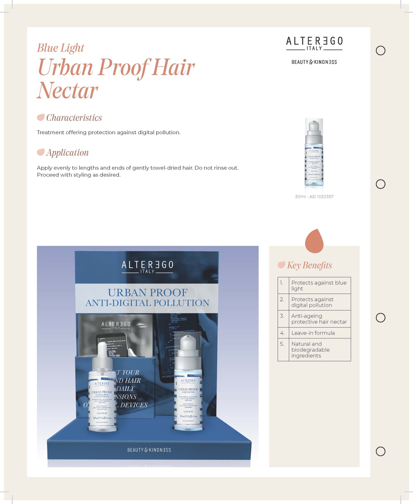 ALTER EGO ITALY  - Urban Proof Collection - Urban Proof Shampoo