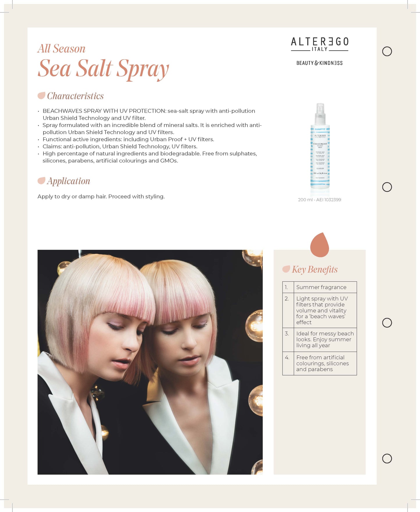 ALTER EGO ITALY  - Urban Proof Collection - Urban Proof Shampoo