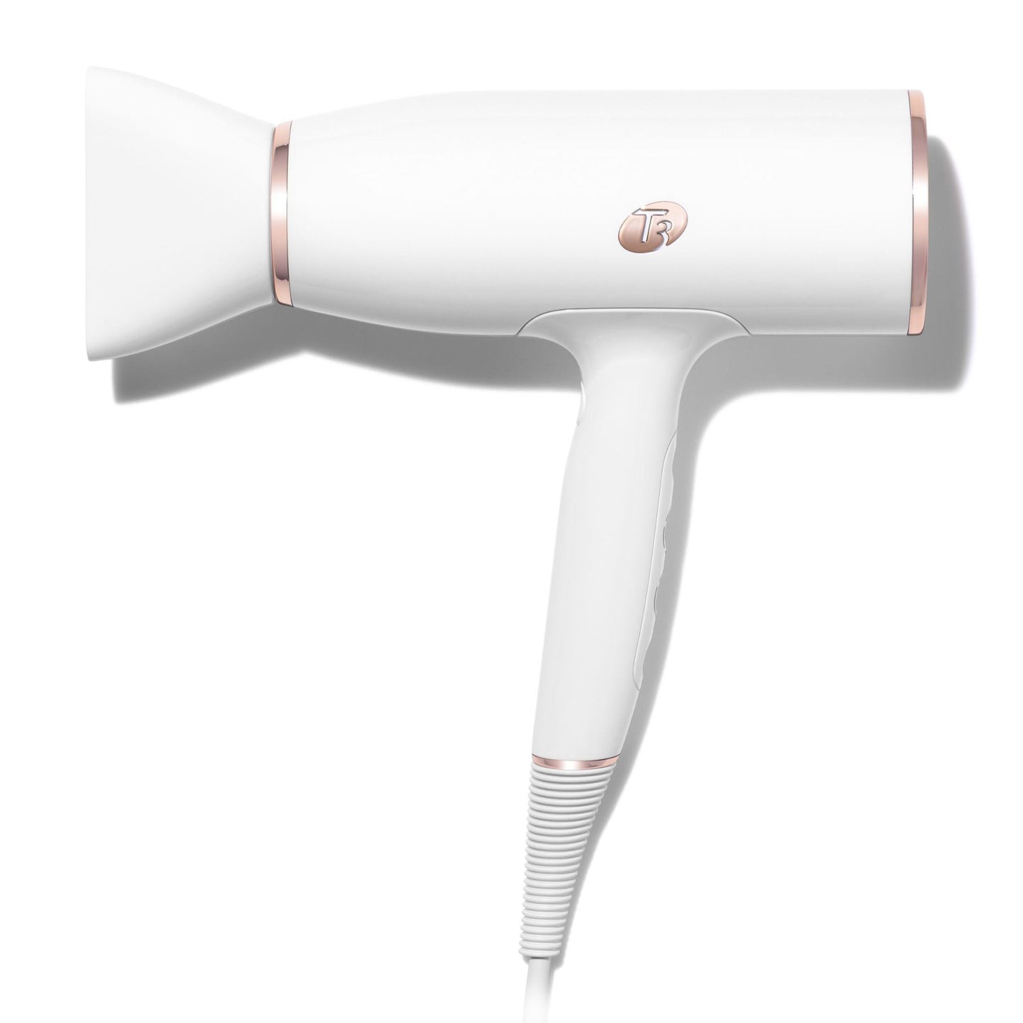 T3 Micro AireLuxe Hair Dryer (White & Rose Gold)